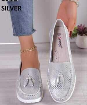 Balerinki damskie  7AGS82.SILVER (36/41,12par)