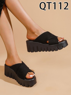 Klapki damskie 7AQT112.BLACK (36/41,12par)