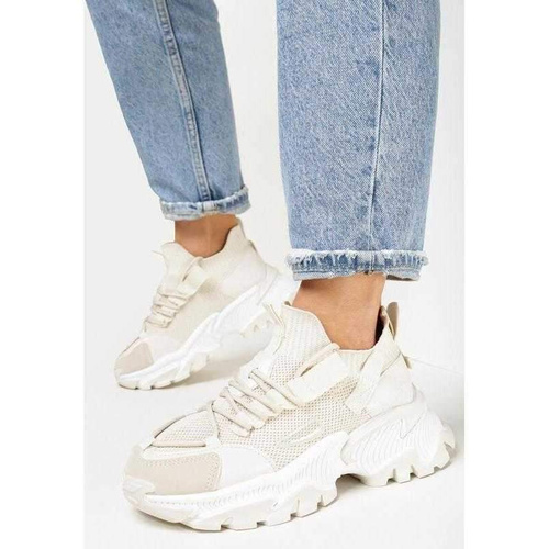Buty sportowe damskie A88-121.BEIGE (36/41,12par)