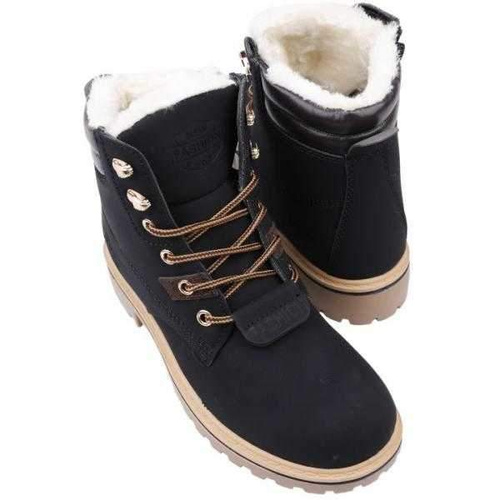 Trzewiki damskie B165-19.BLACK/BROWN (37/41,8par)