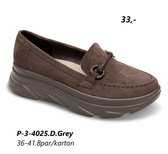 Półbuty damskie 3-4025.GREY (36/41,8par)