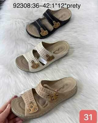 Klapki damskie 7A92308.KOLORDOWYBORU (36/42,12par)