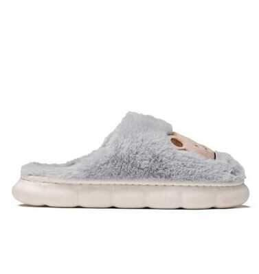 Kapcie damskie   7AWS9029-26.GREY   (36/41,12par)