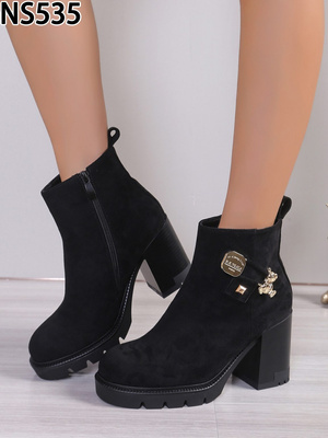 Botki damskie NS535.BLACK (36/41,12par)