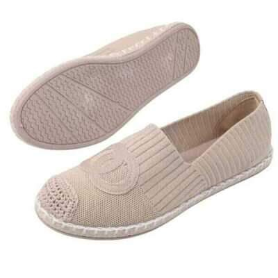 Balerinki damskie F92-11.BEIGE (36/41,12par)