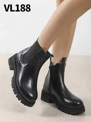 Botki damskie ocieplane 7AVL188.BLACK (36/41,12par)