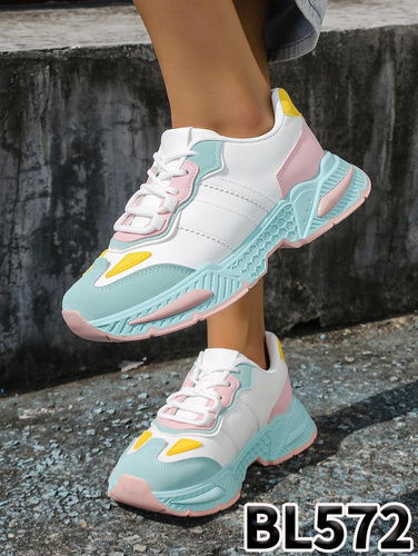 Buty sportowe damskie BL572.GREEN (36/41,12par)