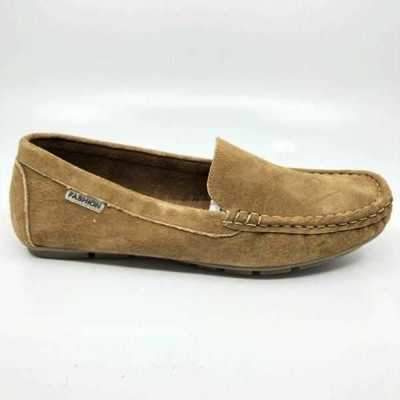 Mokasyny damskie 7ALM03-4.CAMEL (36/41,8par)