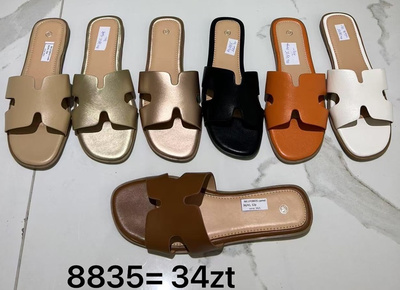 Klapki damskie 8835.KOLORDOWYBORU (36/41,12par)