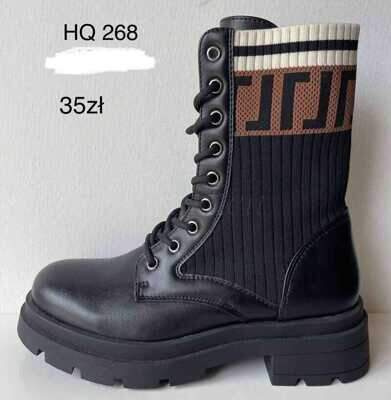 Botki damskie 7AHQ268.BLACK (36/41,12par)