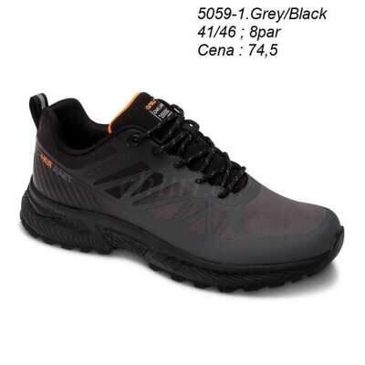 Buty sportowe męskie  9A5059-1.GREY/BLACK (41/46,8par)