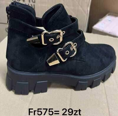 Botki damskie 7AFR575.BLACK (36/41,12par)