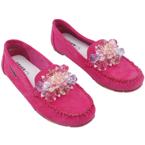 Mokasyny damskie MH22-9.FUSHIA (36/41,12par)