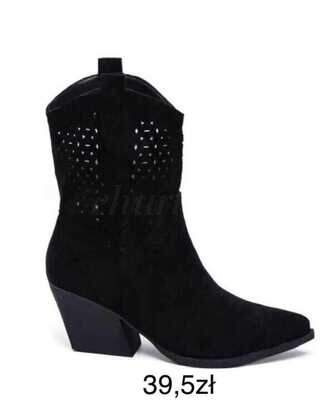 Botki damskie    7ARQ460.BLACK  (36/41,12par)