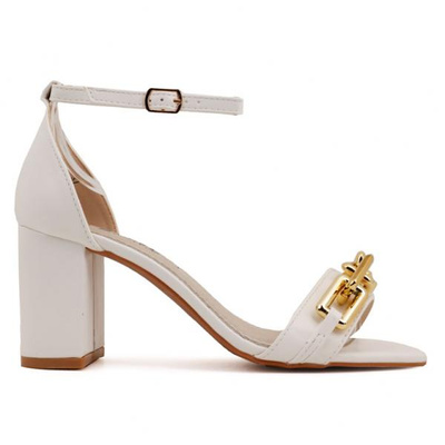 Sandały damskie SY28-3.WHITE (36/40,12par)