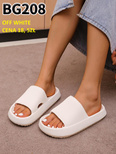 Klapki damskie BG208.OFFWHITE (36/42,12par)