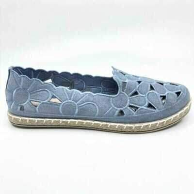 Balerinki damskie F06A-8.BLUE (36/41,12par)