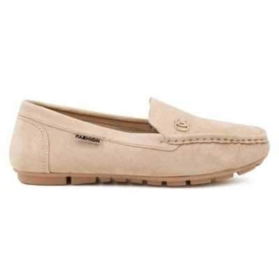 Mokasyny damskie MH18T-9.BEIGE (41/43,10par)