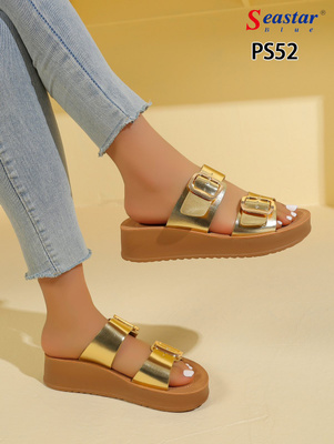 Klapki damskie PS52.GOLD (36/41,12par)