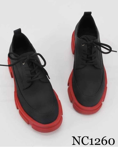 Półbuty damskie 7ANC1260.BLACK/RED (36/41,12par)