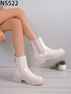 Botki damskie ocieplane NS522.BEIGE (36/41,12par)