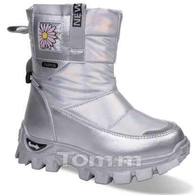 Trzewiki dziewczęce 5AT10343-E.SILVER (28/35,8par)