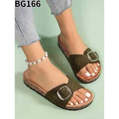 Sandały damskie  7ABG166.GREEN (36/41,12par)