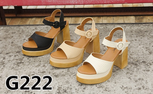 Sandały damskie G222.BEIGE (36/41,12par)