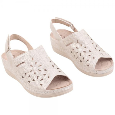 Sandały damskie DE204-6.GOLD (36/41,12par)