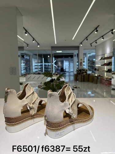 Sandały damskie 7AF6501.KHAKI (36/41,12par)