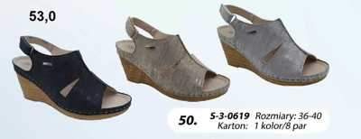 Sandały damskie 7A0619.KOLORDOWYBORU (36/40,8par)
