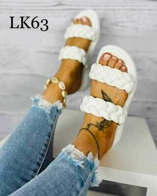 Klapki damskie 7ALK63.WHITE (36/41,12par)