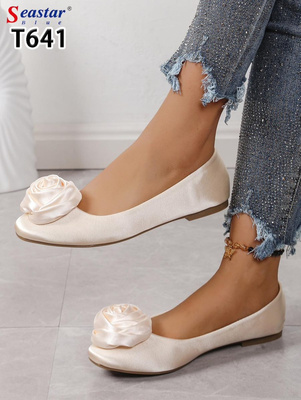 Balerinki damskie 7AT641.BEIGE (36/41,12par)