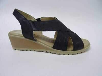 Sandały damskie 7A6715-1.BLACK (36/41,12par)