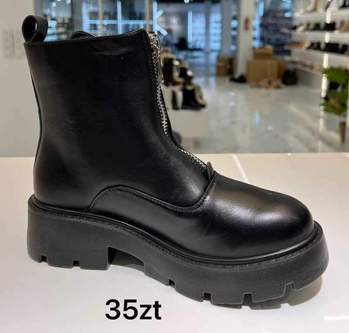 Botki damskie 7AK89.BLACK Ocieplane (36/41,12par)