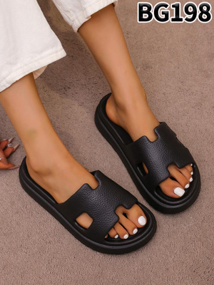 Klapki damskie 7ABG196.BLACK (36/41,12par)