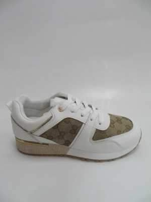 Buty sportowe damskie 7AB80-2.WHITE/KHAKI (36/41,8par)