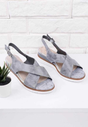 Sandały damskie DE93-4.GREY (36/41,8par)