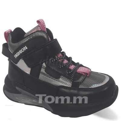 Trzewiki dziewczece 3AT10272-D.BLACK (27/32,8par)