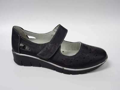 Półbuty damskie 7A6590-1.BLACK (36/41,12par)
