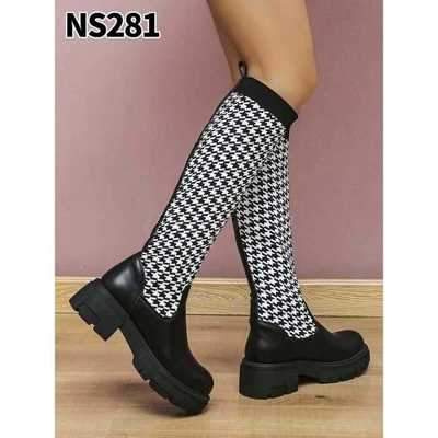 Kozaki damskie NS281.BLACK Ocieplany (36/41,12par)