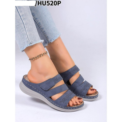 Klapki damskie HU520.BLUE (36/41,12par)