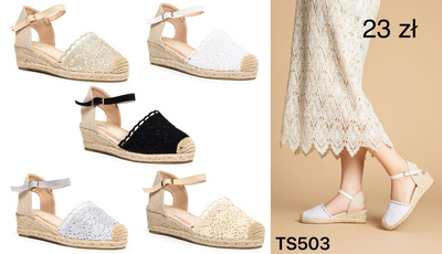 Sandały damskie TS503.KOLORDOWYBORU (36/41,12par)
