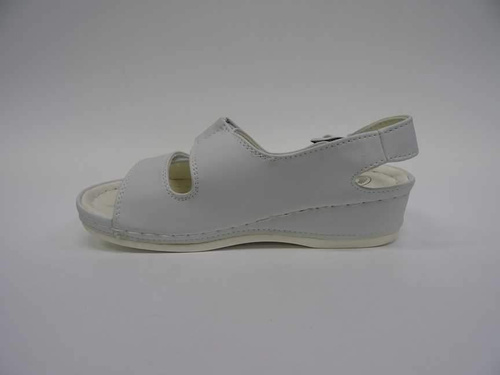Sandały damskie 7A508-17.WHITE (36/42,12par)