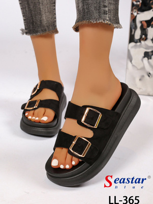 Klapki damskie 7ALL365.BLACK  (36/41,12par)