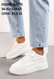 Buty sportowe damskie GG680.WHITE (36/41,12par)