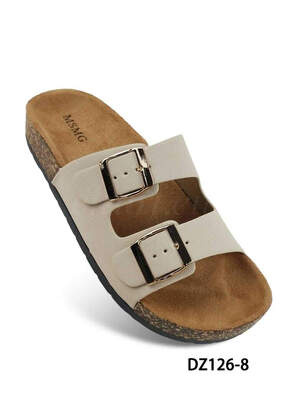 Klapki damskie 7ADZ126-8.BEIGE (36/41,12par)