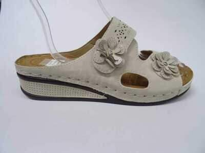 Klapki damskie 7AW8996-7.BEIGE (36/42,12par)