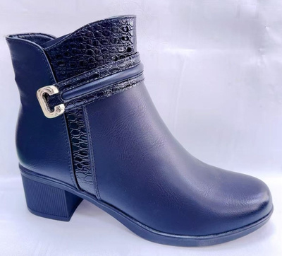 Botki damskie G6621-1.BLACK Ocieplane (36/41,12par)