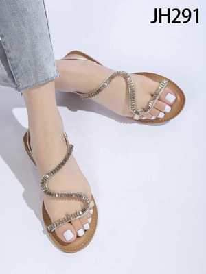 Sandały damskie 7AJH291.SILVER (36/41,12par)